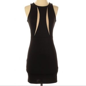 NEW S Sexy Bodycon Cutout Little Black Dress